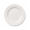 Plato llano cerámica blanca 23 cm Plato llano cerámica blanca 23 cm