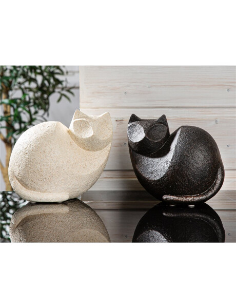 GATOS DECORATIVOS RESINA 11x17x15CM BLANCO/NEGRO GATOS DECORATIVOS RESINA 11x17x15CM BLANCO/NEGRO