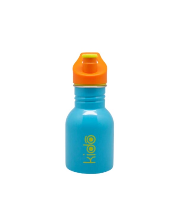 BOTELLA METALICA 335ML KEEP KIDO Celeste
