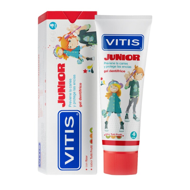 Pasta De Dientes Vitis Junior Gel 75 Ml. Pasta De Dientes Vitis Junior Gel 75 Ml.