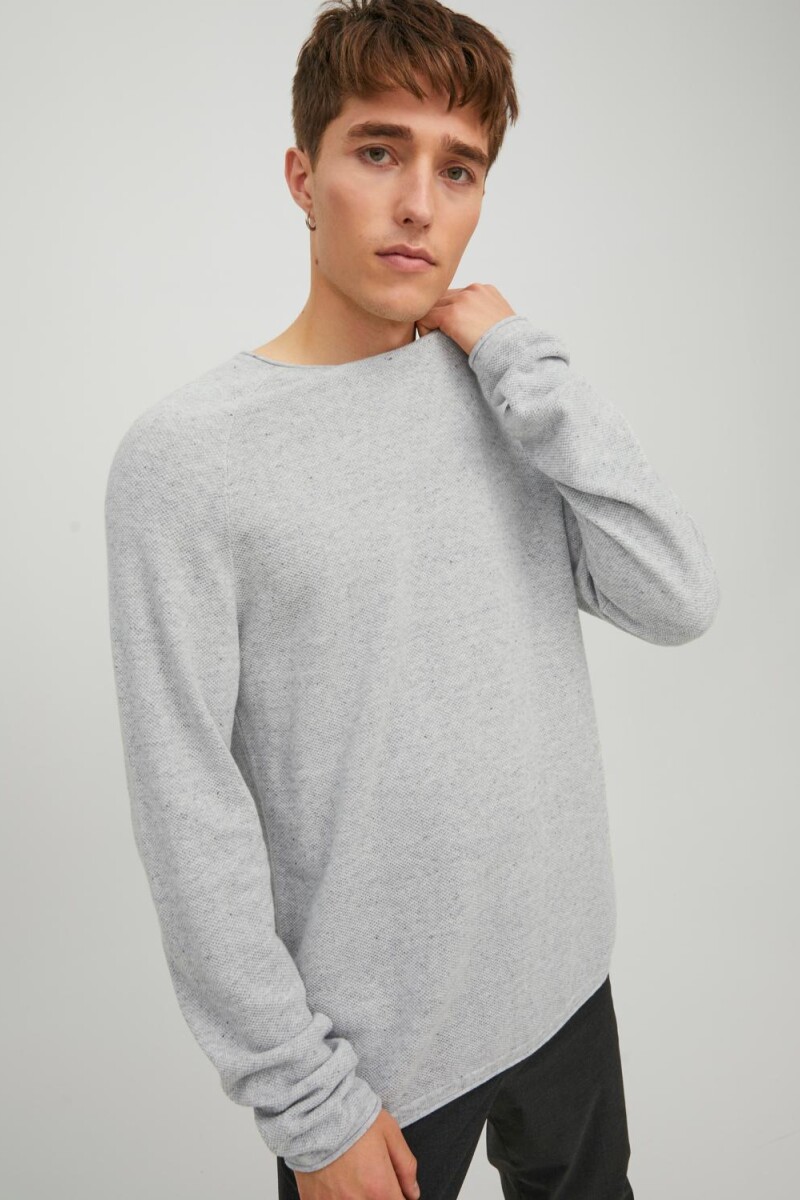 Sweater Texturizado Light Grey Melange