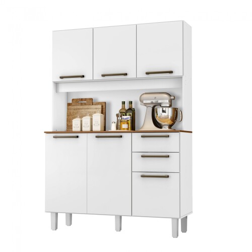 Kit para Cocina Pop Blanco/Cinamomo