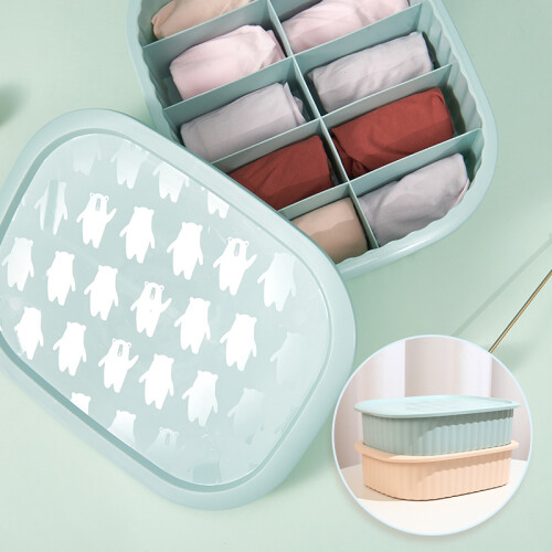 Contenedor Ovalado Para Ropa Interior - Color Pastel Contenedor Ovalado Para Ropa Interior - Color Pastel