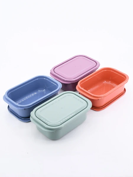CONTENEDOR SET 4 PCS MULTICOLOR