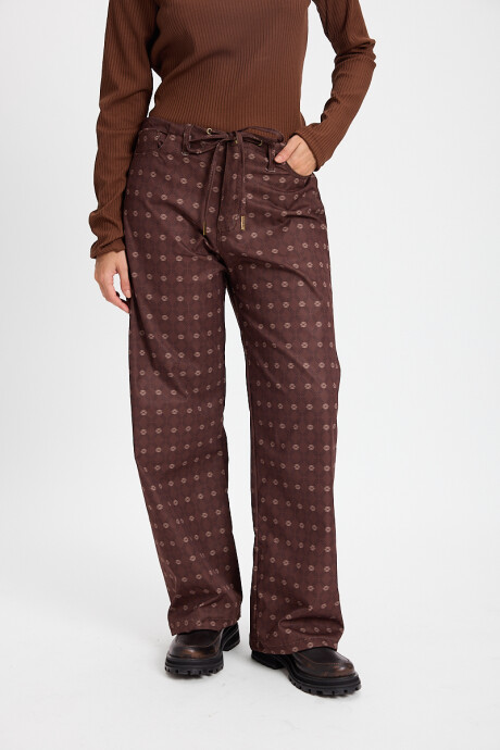 Pantalon Ajustable Marron