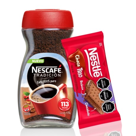 Nescafe Tradicion 200GRS + Tableta Nestle Chocotrio 001