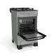 Cocina a Gas 4H Mueller Hamburgo Titanio / Plata Cocina a Gas 4H Mueller Hamburgo Titanio / Plata