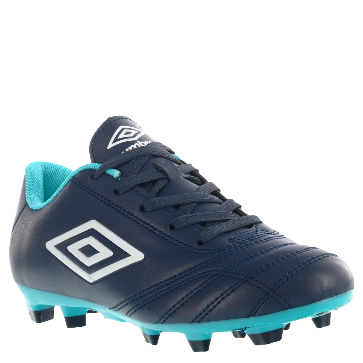 Championes de Niños Umbro Futbol 11 Classico II HG - Azul Marino - Turquesa - Blanco 