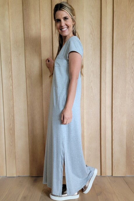 Vestido Clivia Cotton Gris