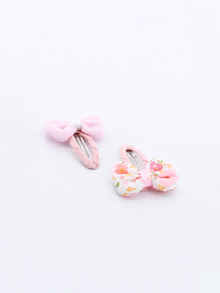 PAR DE MOÑITAS ZAPITO LIBERTY ROSADO