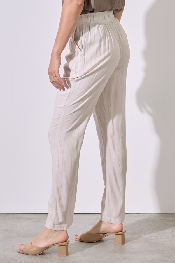 Pantalon Print BEIGE