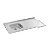 Mesada Acero Inox 1.20 Izquierda Mesada Acero Inox 1.20 Izquierda