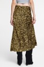 FALDA MIDI DE LENTEJUELA Oro