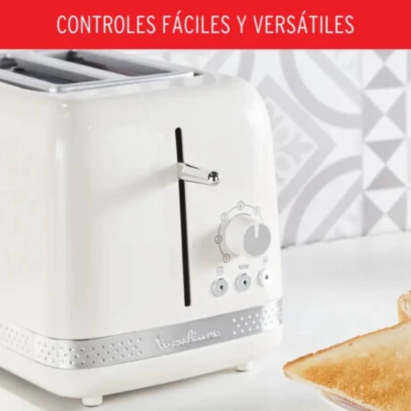 Tostador Moulinex Soleil 7 Niveles De Tostado 2 Ranuras Color Marfil 850W Color Marfil 850W