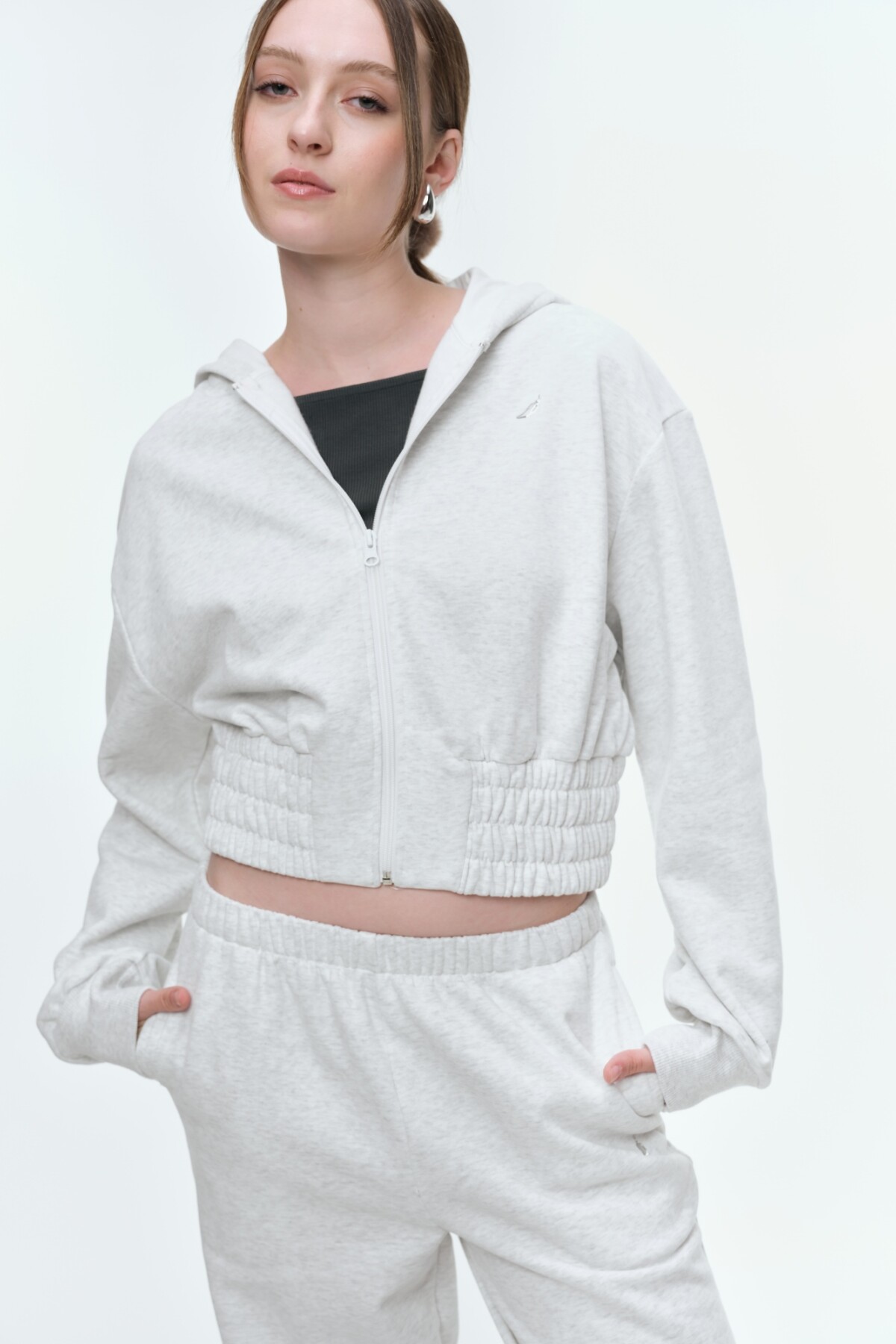 Campera Chelsea Gris Melange