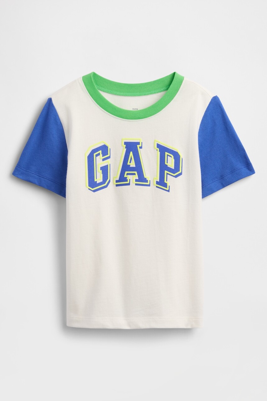 Remera Logo Gap Toddler Niño New Off White