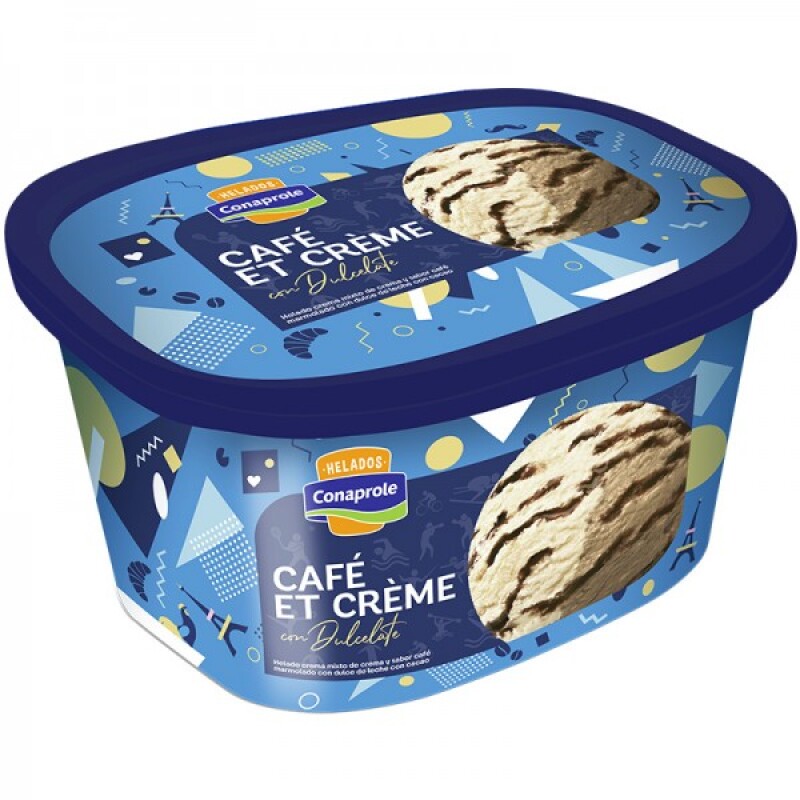 HELADO CONAPROLE 2L CAFÉ ET CREME CON DULCELATE HELADO CONAPROLE 2L CAFÉ ET CREME CON DULCELATE