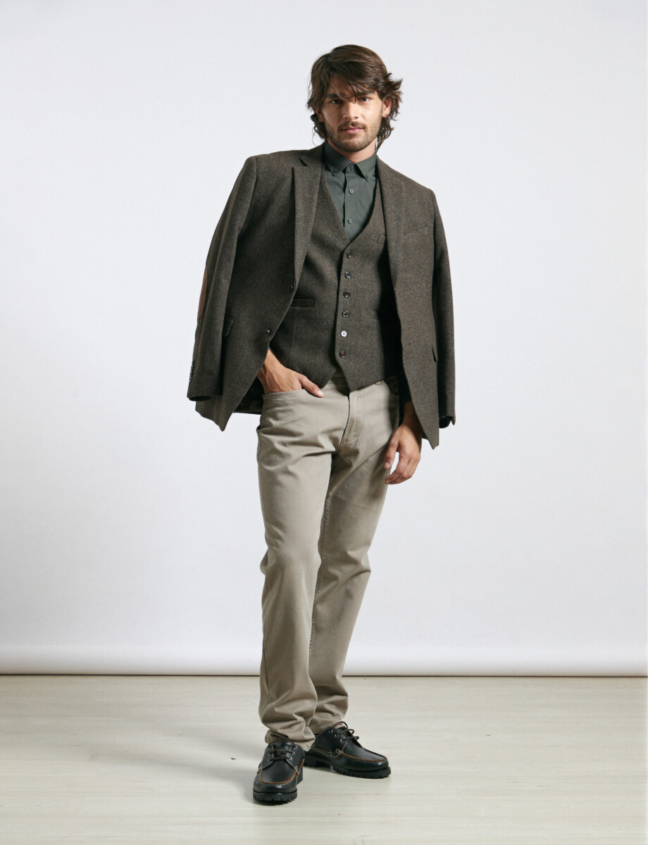 110107 SACO HARRINGTON SELECT Chocolate