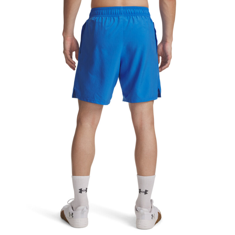 UA Tech Woven Wordmark Short-BLU BLU-402