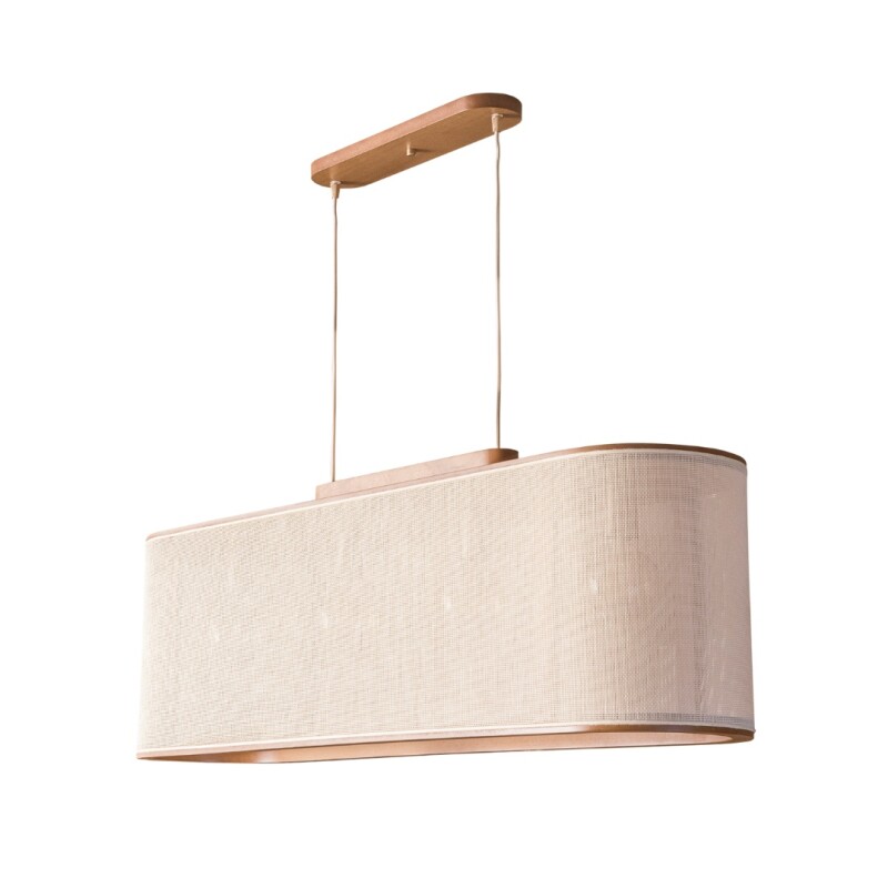 COLGANTE ELIPTICO E27 100X25CM CASTANHO COLGANTE ELIPTICO E27 100X25CM CASTANHO