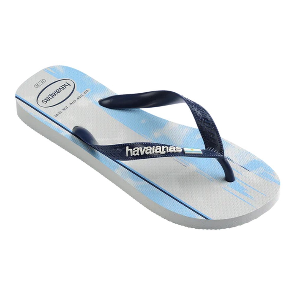 Sandalias Havaianas Top Nations II FC White Navy Blue