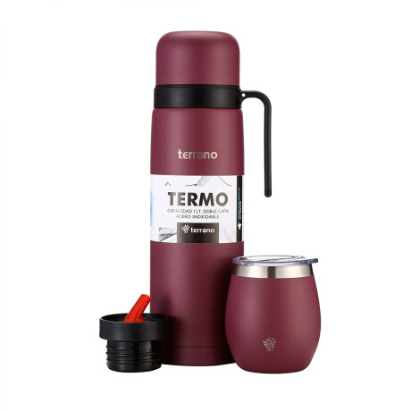 Kit Terrano Termo + Mate con Tapa UVA