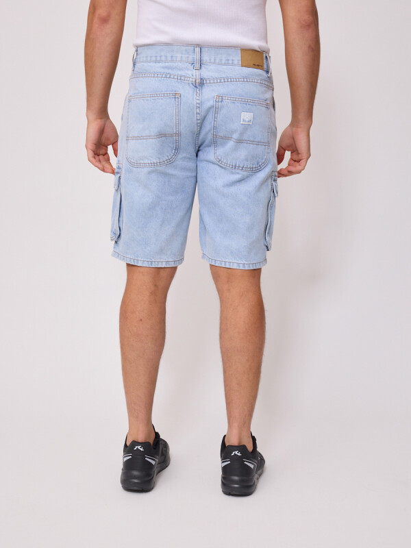 BERMUDA JEAN HARVY RUSTY Azul Piedra