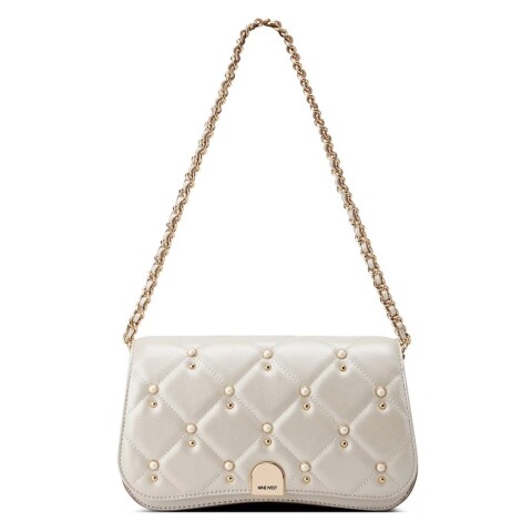 Satchel Hb Somi Flap Shoulder Bag Pearl