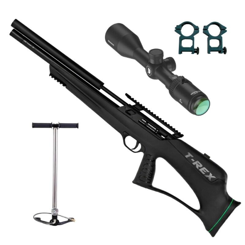 Rifle PCP T-Rex Bullpup 5.5 mm + Mira + Inflador Rifle PCP T-Rex Bullpup 5.5 mm + Mira + Inflador