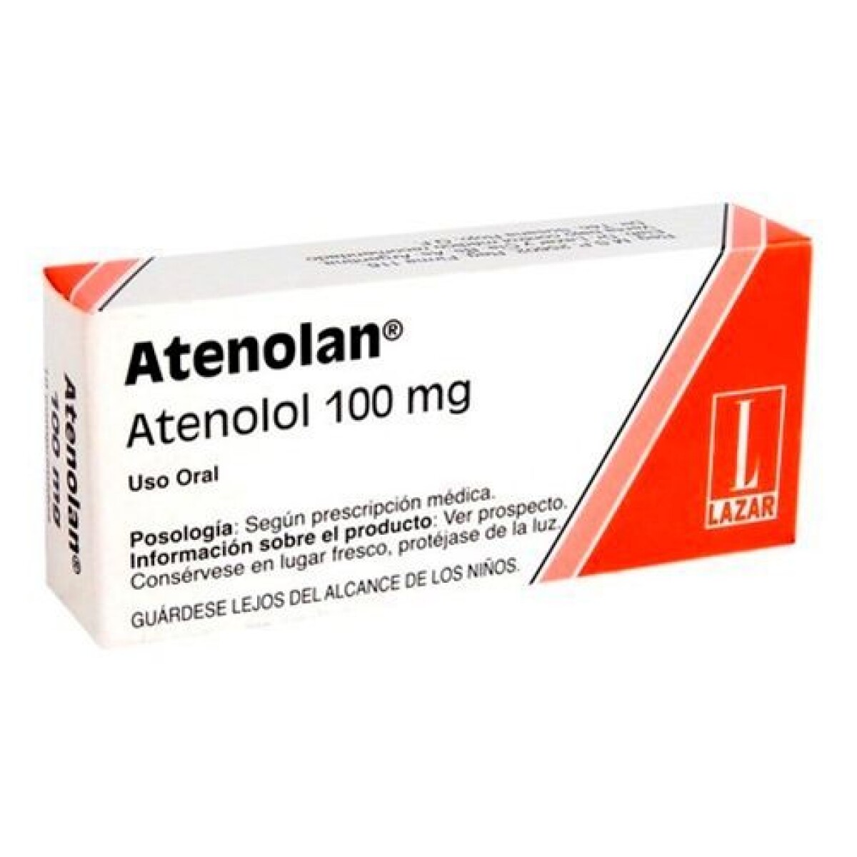 Atenolan Lazar 100 mg x100 Comprimidos – Presentación Económica