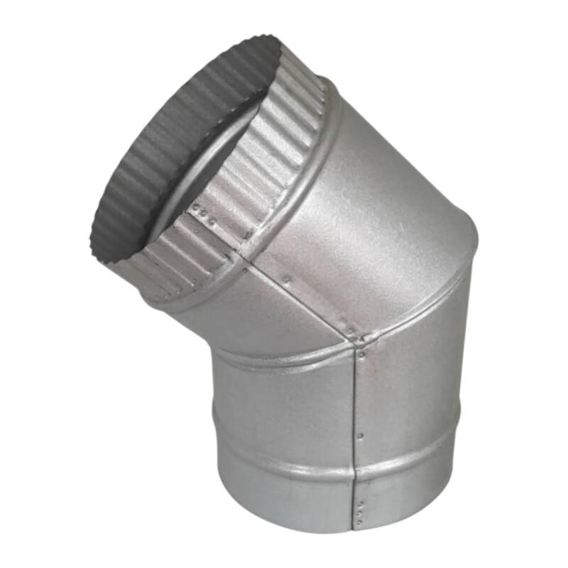 Codo de Caño Aluminizado 6" (150 mm) Codo de Caño Aluminizado 6" (150 mm)