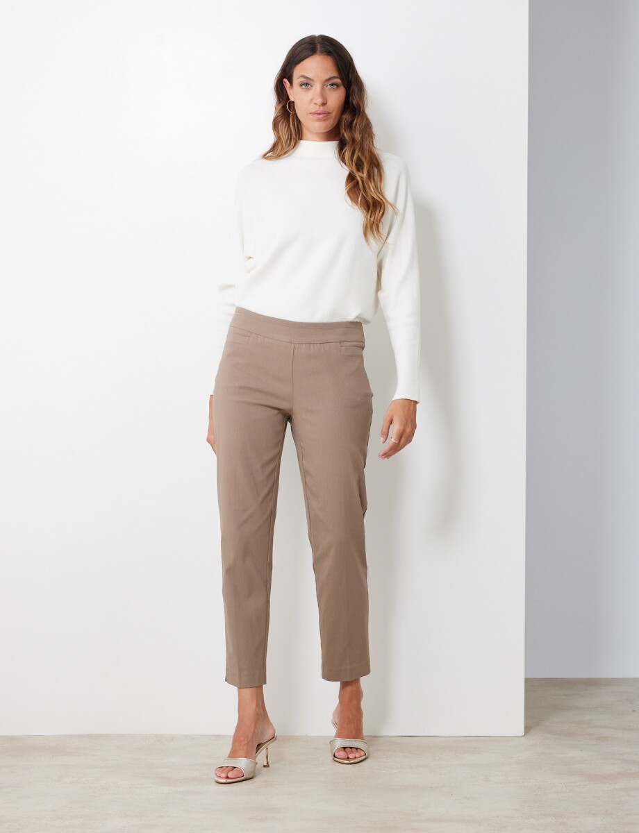 Pantalon Office Colors - Tostado 