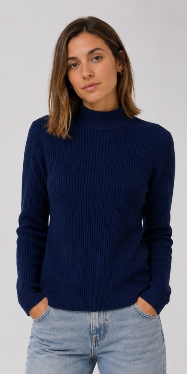 POLERA SLOWLY 915 - AZUL 