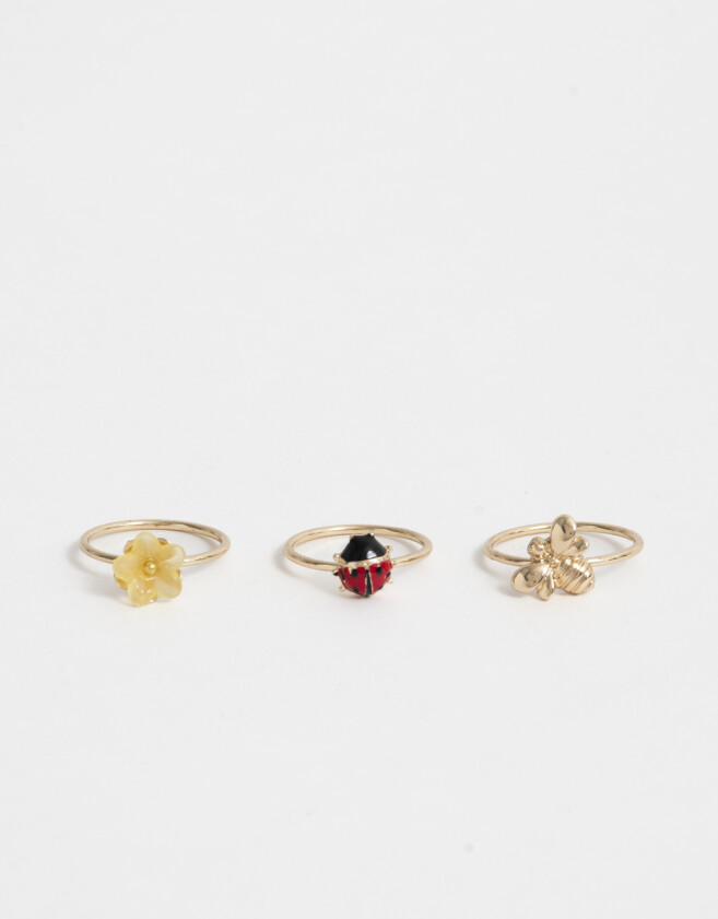 Sets Anillos Flores Sets Anillos Flores - Dorado