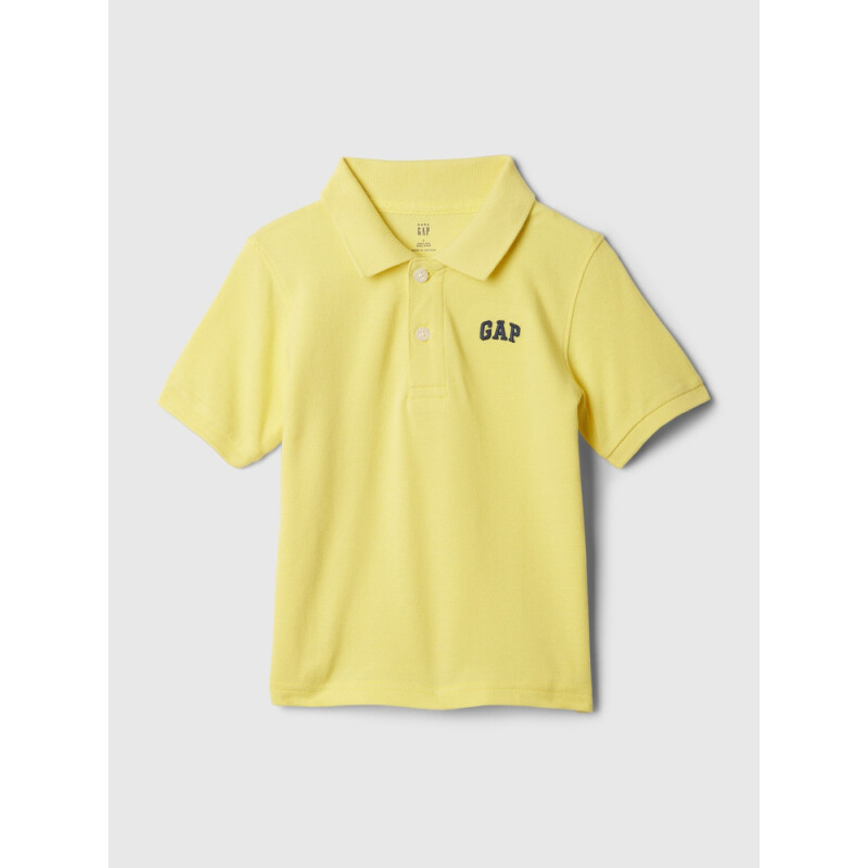 V-FRCH SS LOGO PIQUE POLO AURORA YELLOW