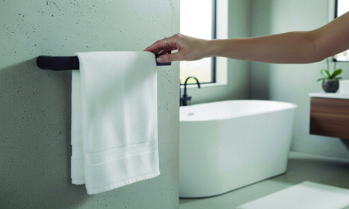 Soporte para toallas A035 04 45 2 grafito Soporte Para Toallas A035 04 45 2 Grafito