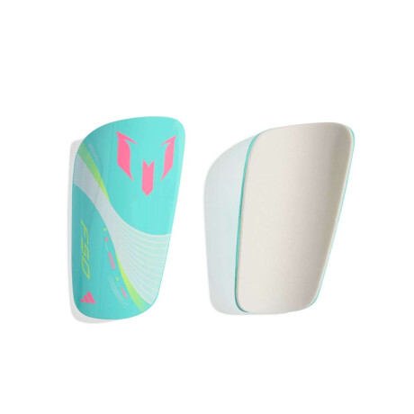 Espinilleras Messi Championes fútbol tapones intercambiables Clb Unisex Blanco