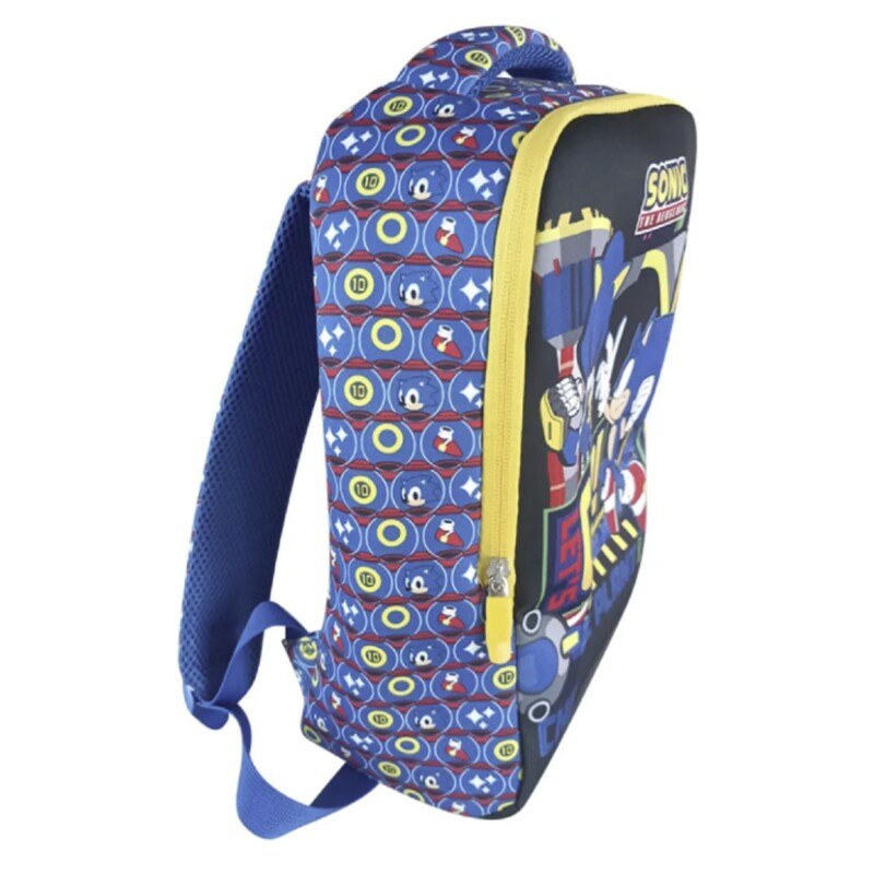 Mochila Sega Neopreno 37x29x12 Cm Sonic Prime Para Niños Uso Escolar Diario Resistente Mochila Sega Neopreno 37x29x12 Cm Sonic Prime Para Niños Uso Escolar Diario Resistente