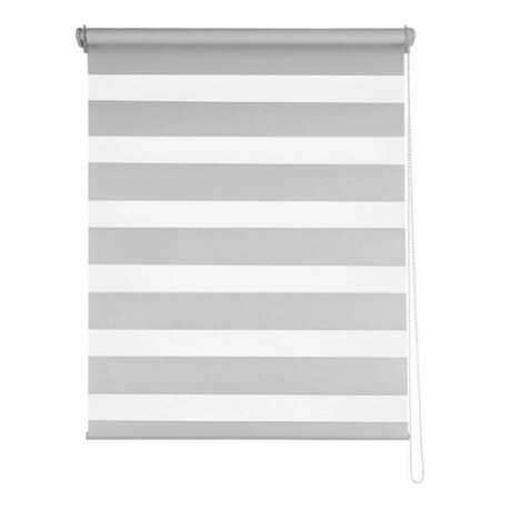 Cortina Roller Zebra Simple Lumax 1.6x2.1mts Gris