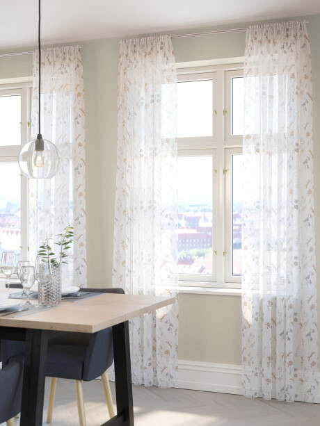 Cortina SILJAN 1x140x300 flores Cortina SILJAN 1x140x300 flores