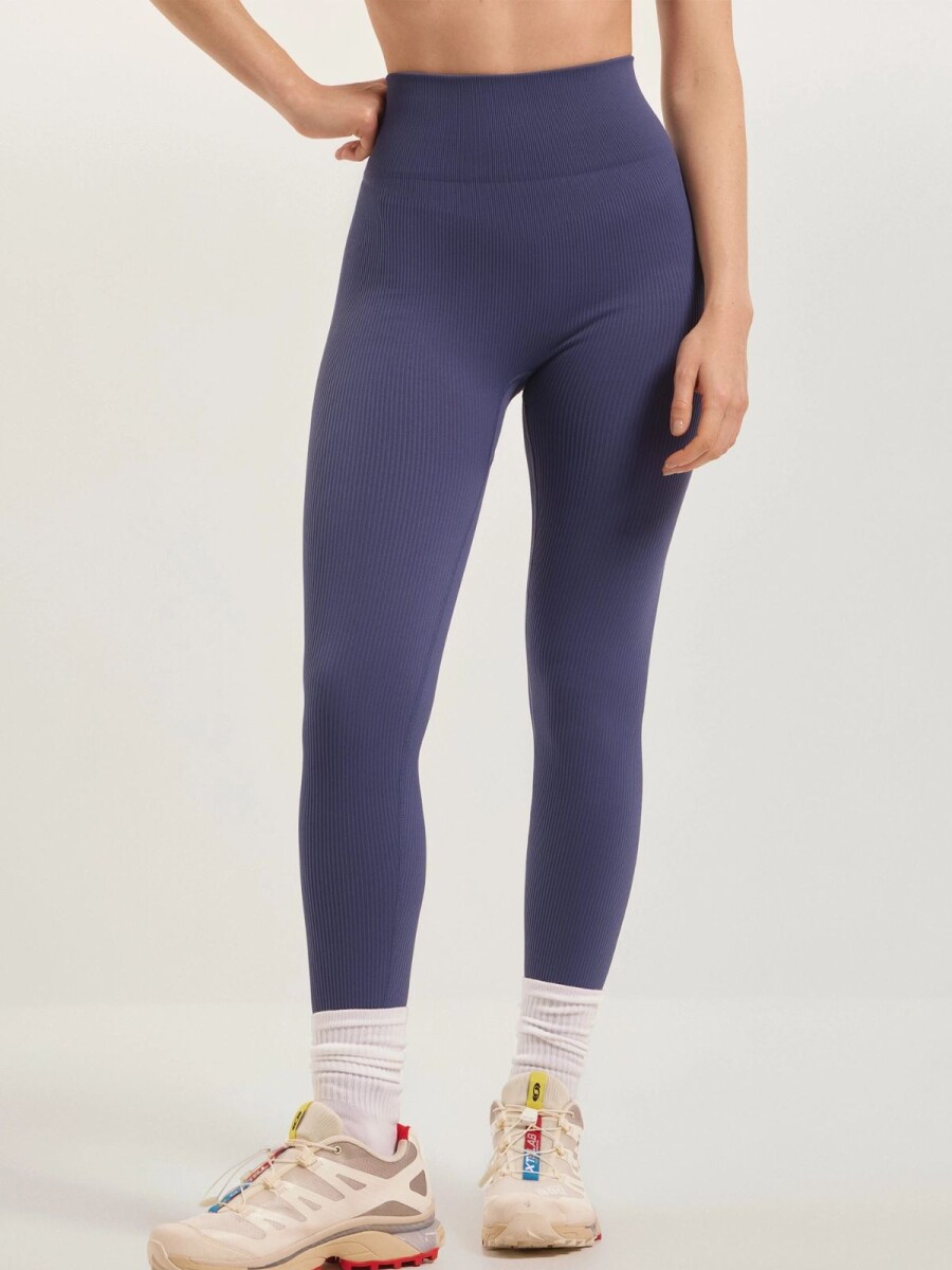 CALZA SPORT SIN COSTURA - AZUL 