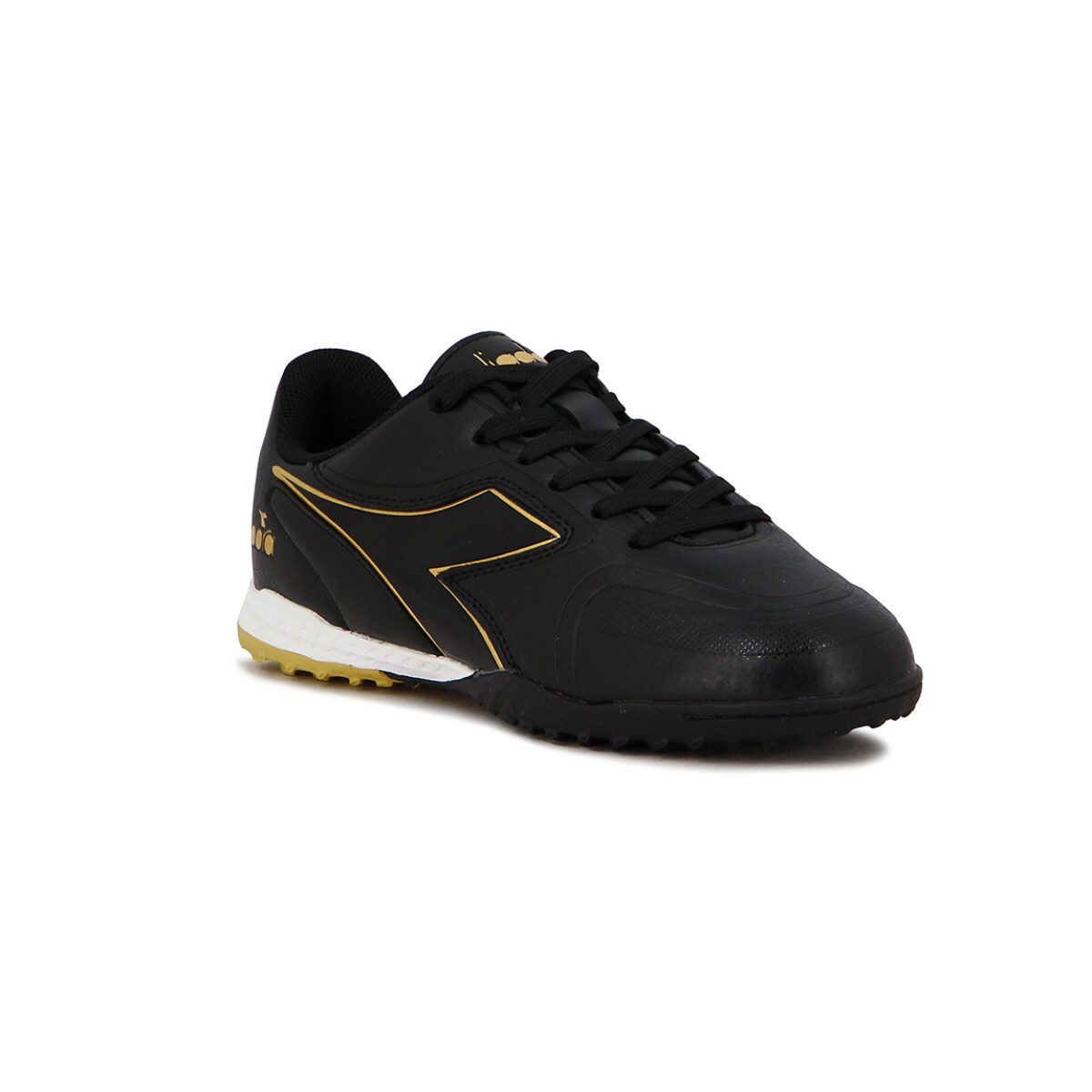 Diadora BARRICA Futbol TF Men Negro-Dorado - Negro-Dorado 