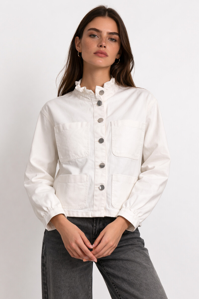 Campera Vela - Marfil / Off White 