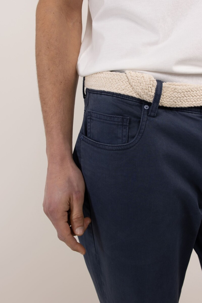 Pantalón 5 Bolsillos Marino