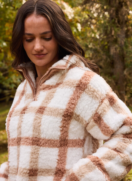 Sweater checks 25 Rosa antique