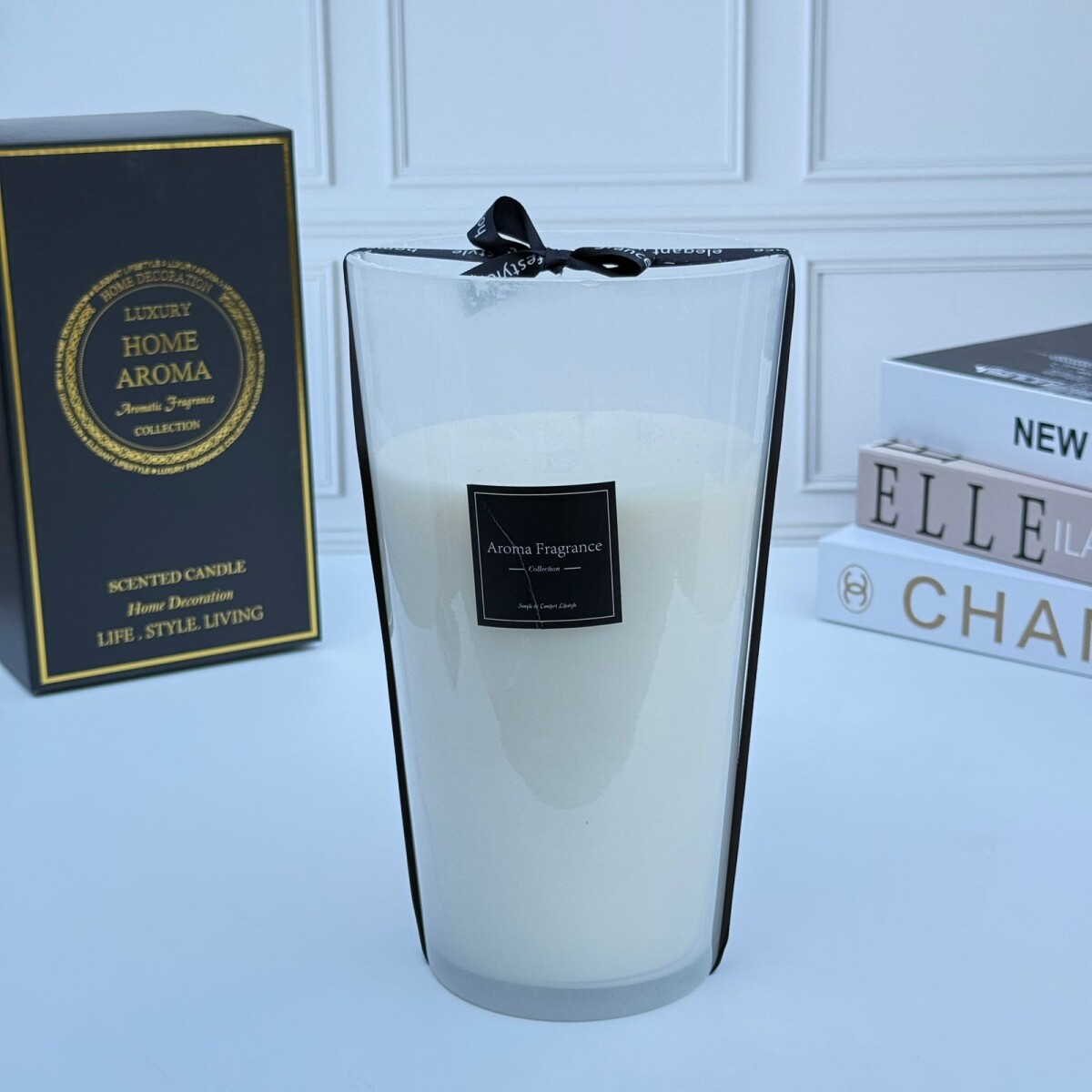 Vela Aromatica Natural En Frasco 14cm x 24cm 