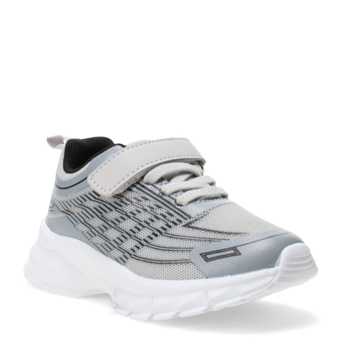 Championes Infantiles Push HERVAS con velcro - Gris 