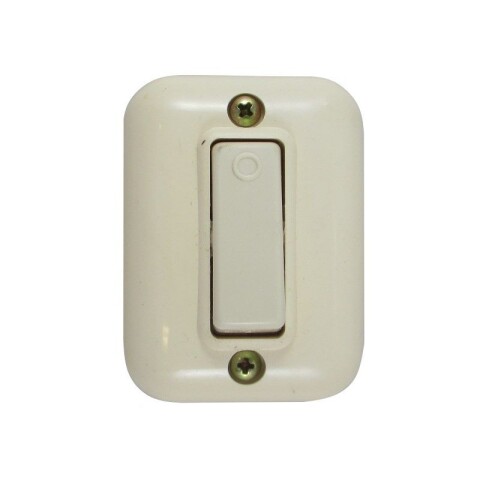 PULSADOR TIMBRE C/ROSETA BLANCO/MARFIL PULSADOR TIMBRE C/ROSETA BLANCO/MARFIL