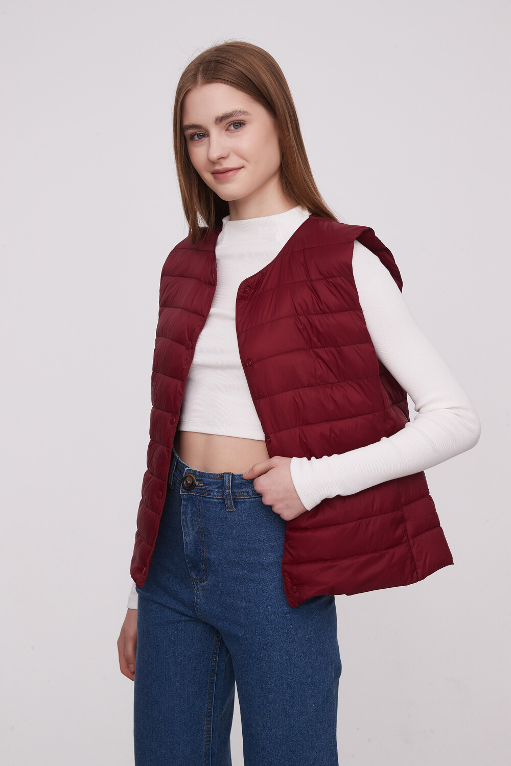 Chaleco Bujin Bordeaux