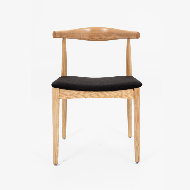 Silla Elbow Natural con negro. Sale